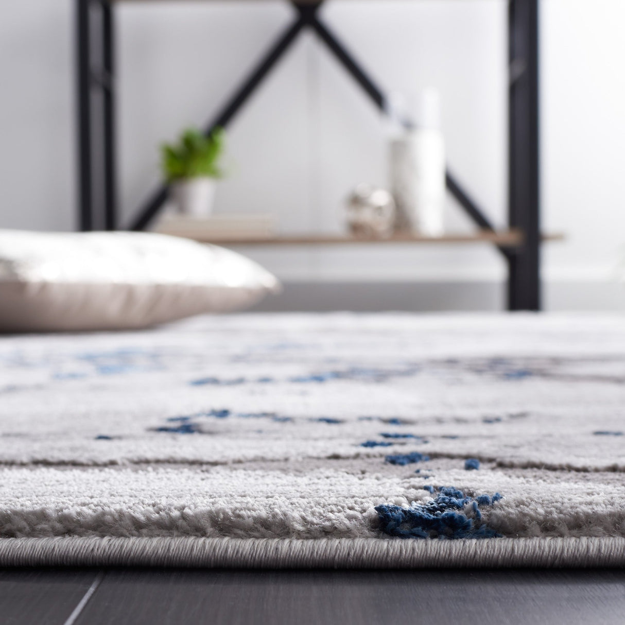 Safavieh Craft Cft854G Grey/Blue Rug - Safavieh - cft854g - 7r