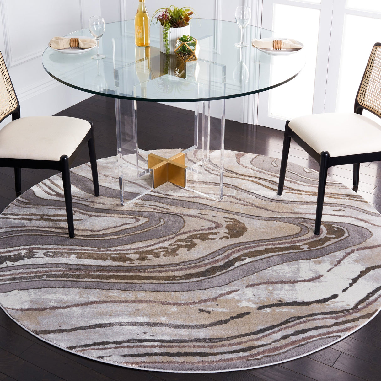 Safavieh Craft Cft856F Grey/Beige Rug - Safavieh - cft856f - 7r