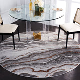 Safavieh Craft Cft858F Grey/Orange Rug - Safavieh - cft858f - 7r