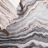Safavieh Craft Cft858F Grey/Orange Rug - Safavieh - cft858f - 7r