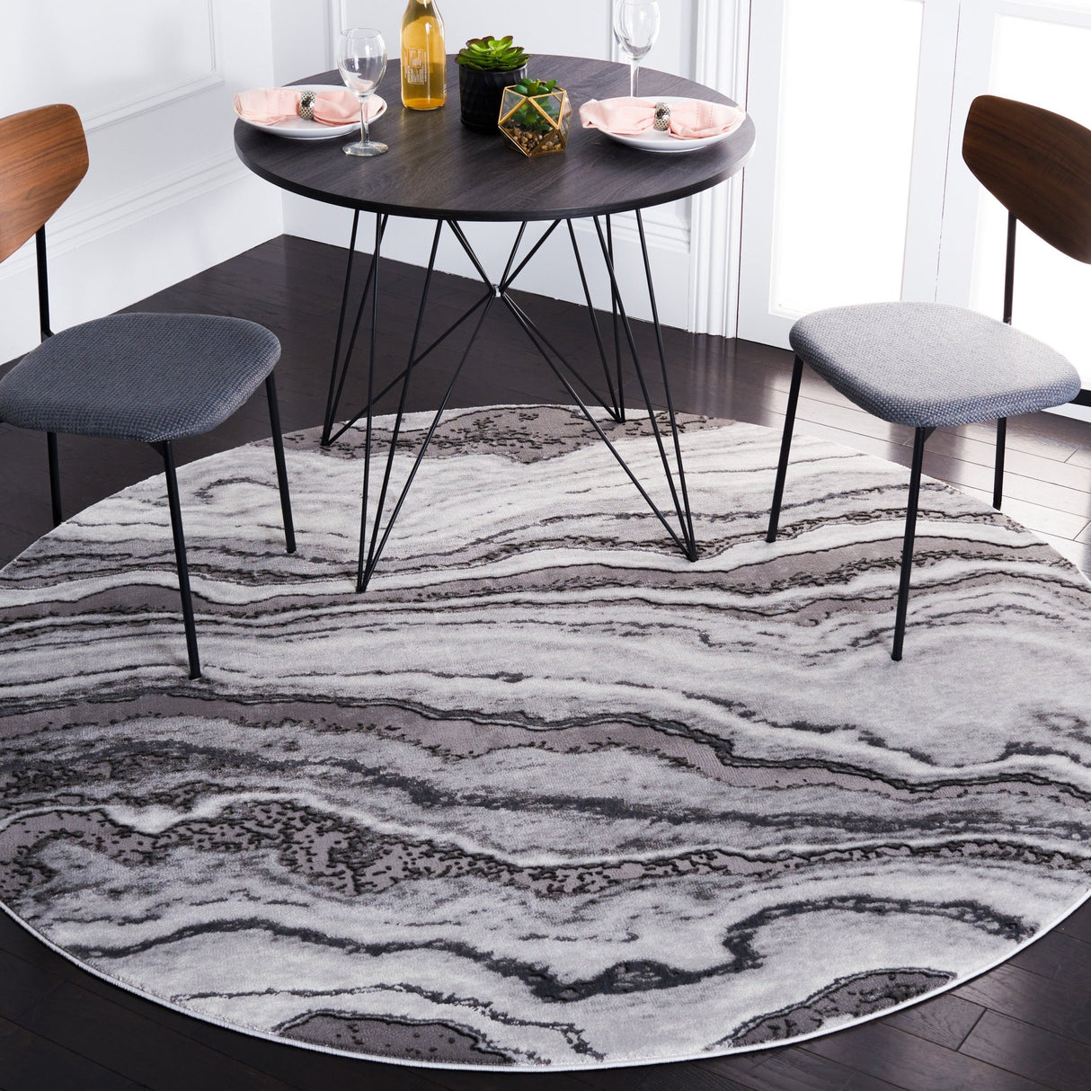 Safavieh Craft Cft858G Grey/Dark Grey Rug - Safavieh - cft858g - 7r