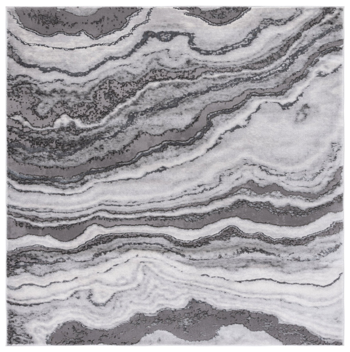Safavieh Craft Cft858G Grey/Dark Grey Rug - Safavieh - cft858g - 7sq