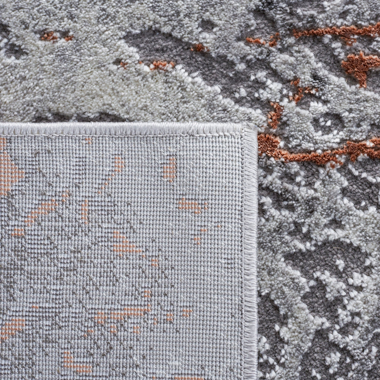 Safavieh Craft Cft864K Grey/Orange Rug - Safavieh - cft864k - 7r