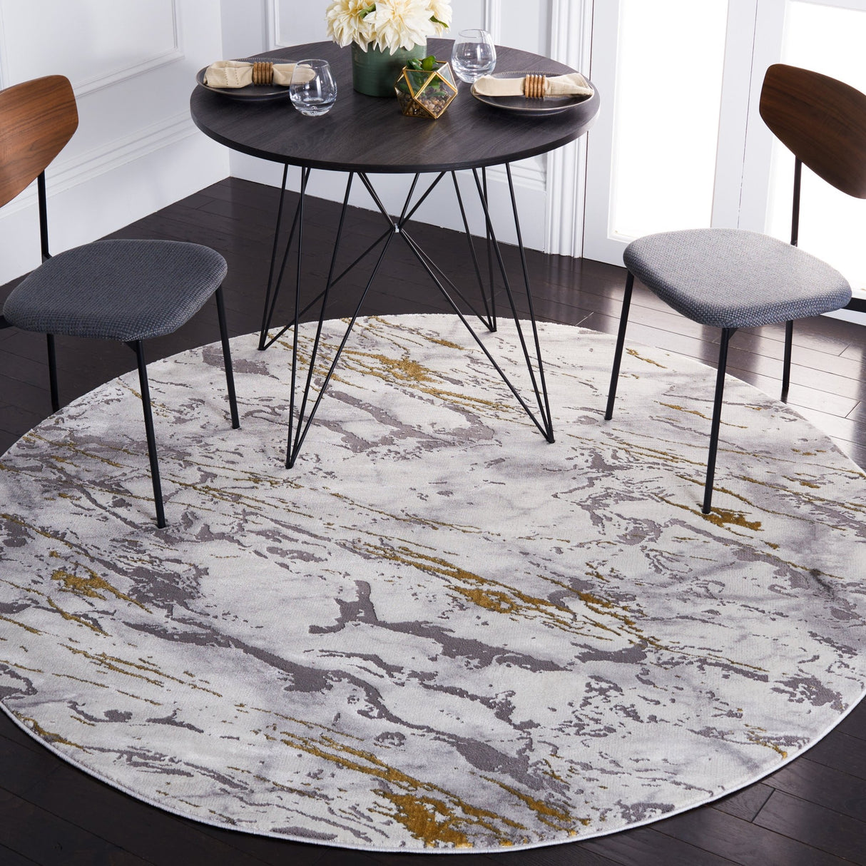 Safavieh Craft Cft866G Grey/Gold Rug - Safavieh - cft866g - 7r