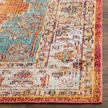 Safavieh Crystal Crs500A Orange/Light Blue Rug - Safavieh - crs500a - 3