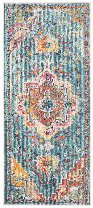 Safavieh Crystal Crs501J Teal/Orange Rug - Safavieh - crs501j - 25