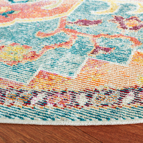 Safavieh Crystal Crs501K Orange/Teal Rug - Safavieh - crs501k - 3
