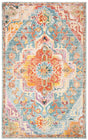 Safavieh Crystal Crs501K Orange/Teal Rug - Safavieh - crs501k - 3