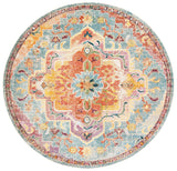 Safavieh Crystal Crs501K Orange/Teal Rug - Safavieh - crs501k - 4r