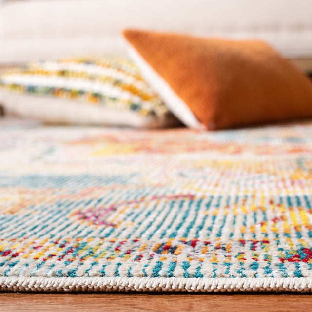 Safavieh Crystal Crs501K Orange/Teal Rug - Safavieh - crs501k - 4r