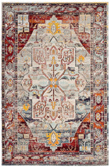 Safavieh Crystal Crs503C Light Blue / Red Rugs - Safavieh - crs503c - 3