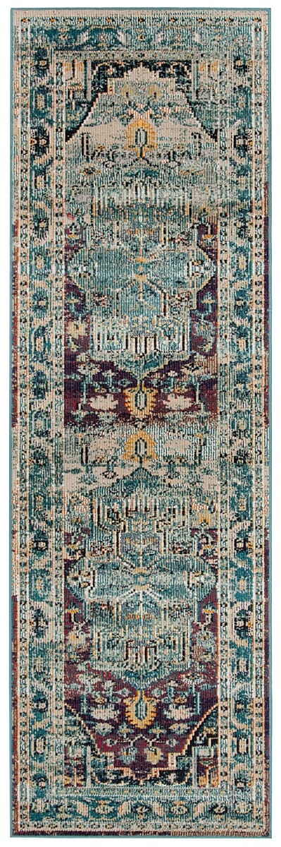 Safavieh Crystal Crs503D Teal / Purple Rugs - Safavieh - crs503d - 25