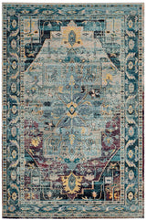 Safavieh Crystal Crs503D Teal / Purple Rugs - Safavieh - crs503d - 3