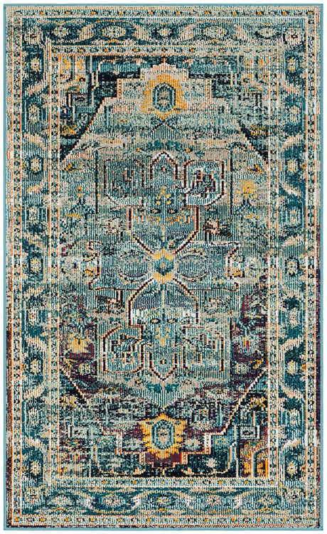 Safavieh Crystal Crs503D Teal / Purple Rugs - Safavieh - crs503d - 3