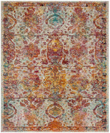 Safavieh Crystal Crs505A Light Blue / Orange Rugs - Safavieh - crs505a - 3