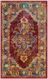 Safavieh Crystal Crs508R Ruby / Navy Rugs - Safavieh - crs508r - 3