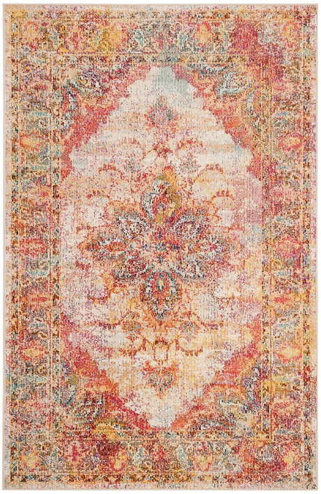 Safavieh Crystal Crs508V Cream / Rose Rugs - Safavieh - crs508v - 3