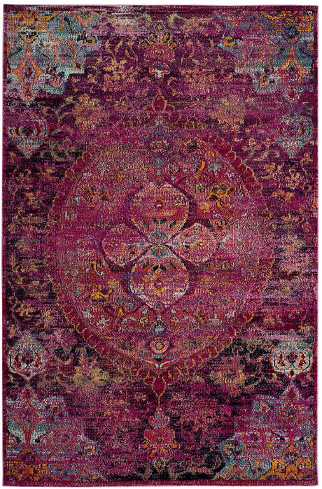 Safavieh Crystal Crs512S Fuchsia / Purple Rugs - Safavieh - crs512s - 3