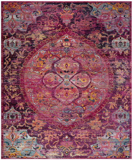 Safavieh Crystal Crs512S Fuchsia / Purple Rugs - Safavieh - crs512s - 3