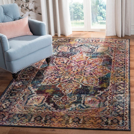 Safavieh Crystal Crs513H Navy / Light Blue Rugs - Safavieh - crs513h - 3