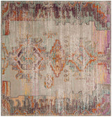 Safavieh Crystal Crs517P Light Grey / Purple Rugs - Safavieh - crs517p - 5sq