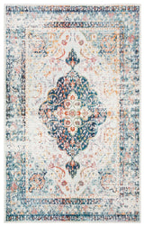 Safavieh Crystal Crs523H Blue/Ivory Rugs - Safavieh - crs523h - 5