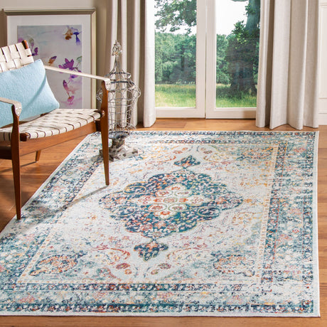 Safavieh Crystal Crs523H Blue/Ivory Rugs - Safavieh - crs523h - 5