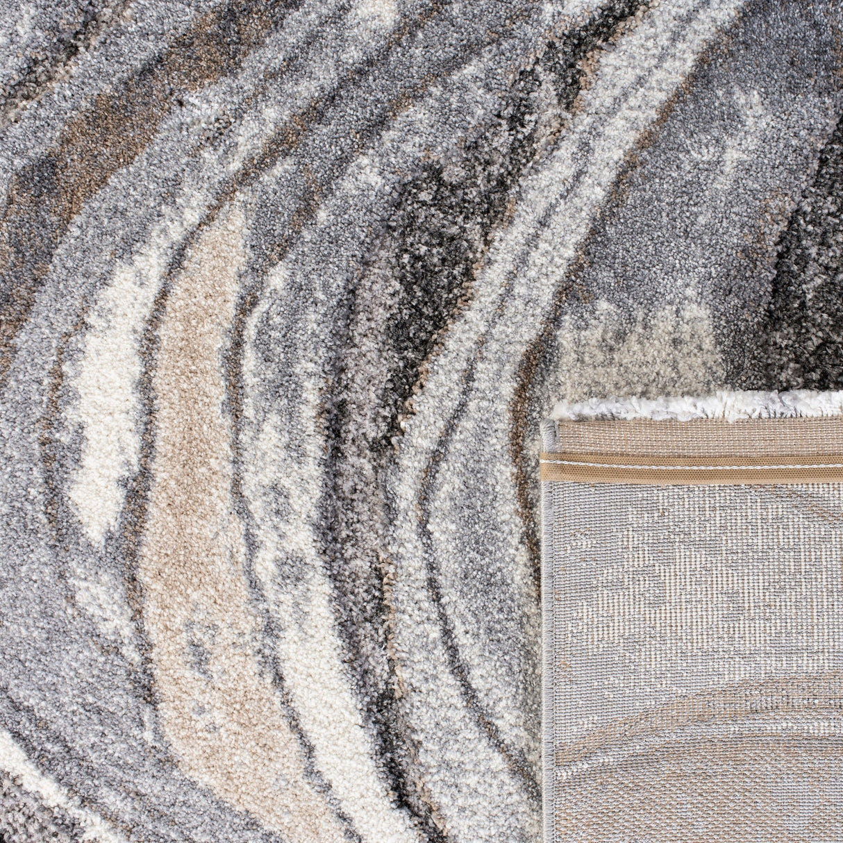 Safavieh Cyrus Shag Cyr118G Grey/Beige Rugs - Safavieh - cyr118g - 29