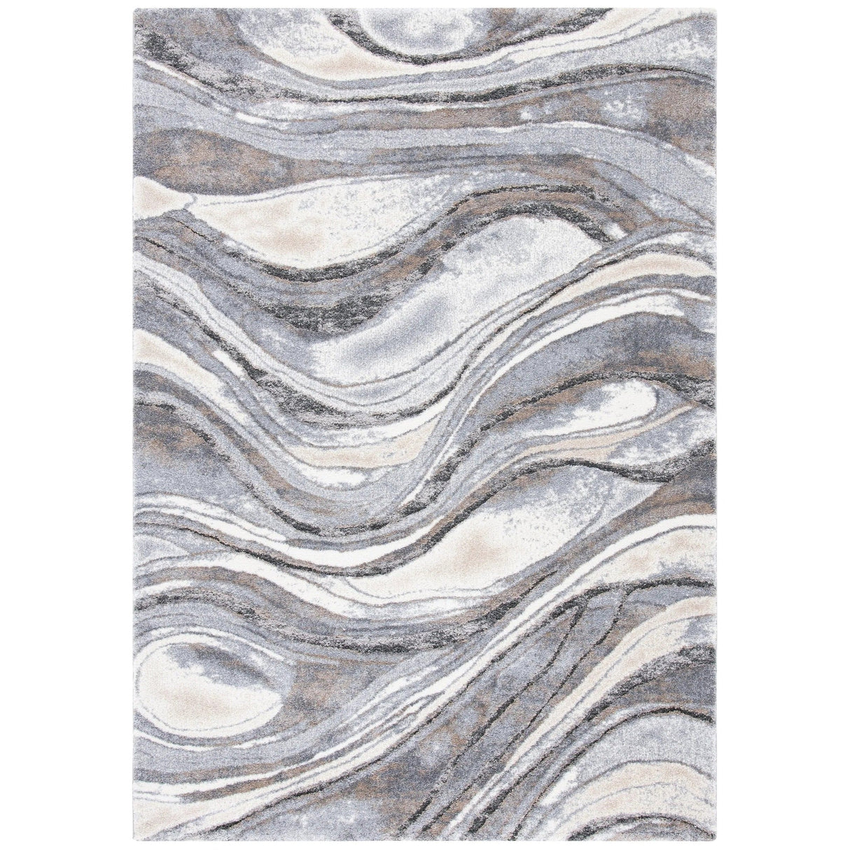 Safavieh Cyrus Shag Cyr118G Grey/Beige Rugs - Safavieh - cyr118g - 4