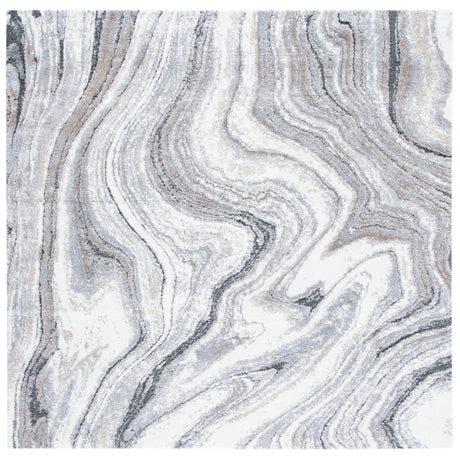 Safavieh Cyrus Shag Cyr120G Grey/Beige Rug - Safavieh - cyr120g - 7sq
