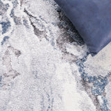 Safavieh Cyrus Shag Cyr121A Ivory/Blue Rug - Safavieh - cyr121a - 7r