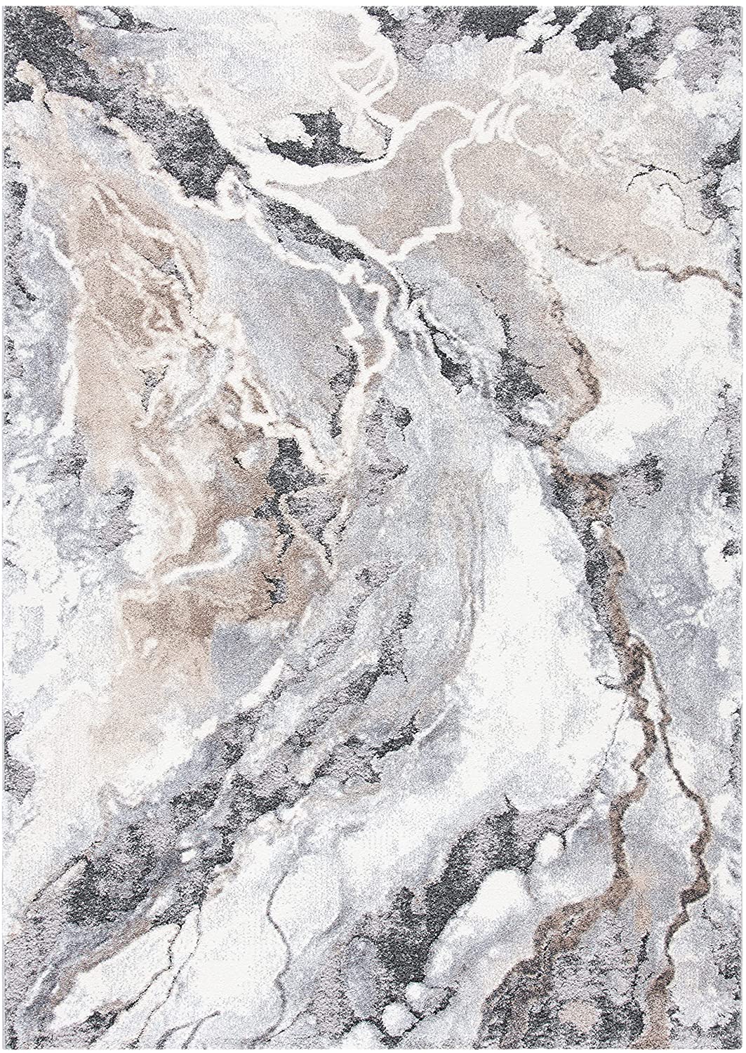 Safavieh Cyrus Shag Cyr121G Grey/Beige Rugs - Safavieh - cyr121g - 4