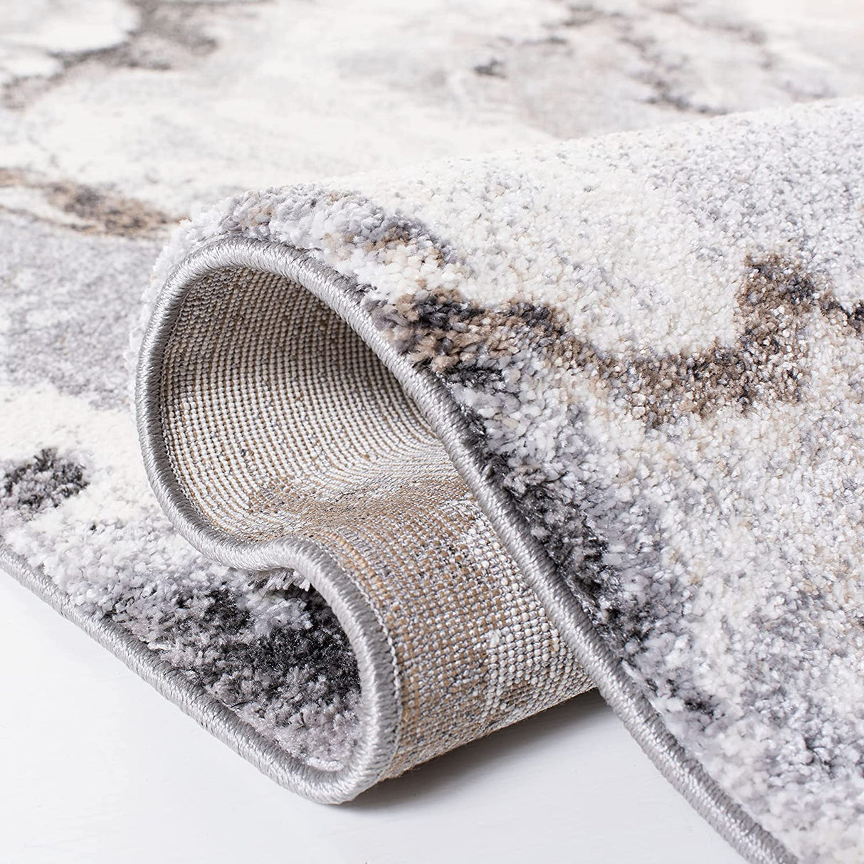 Safavieh Cyrus Shag Cyr121G Grey/Beige Rugs - Safavieh - cyr121g - 4