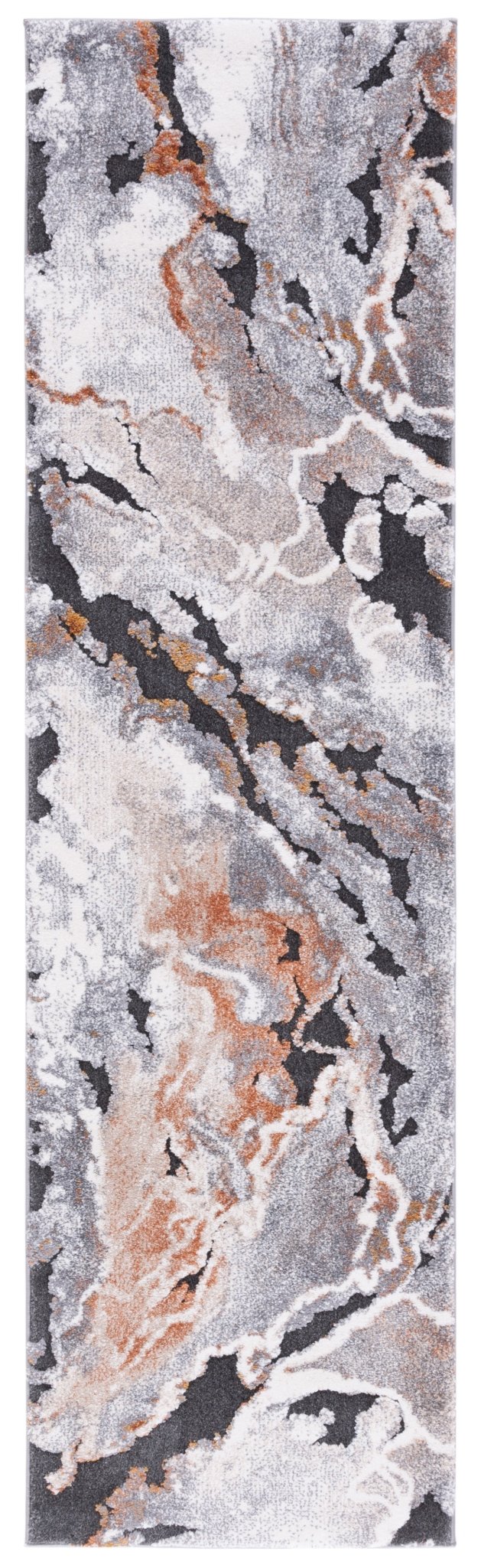 Safavieh Cyrus Shag Cyr121H Dark Grey/Orange Rug - Safavieh - cyr121h - 28