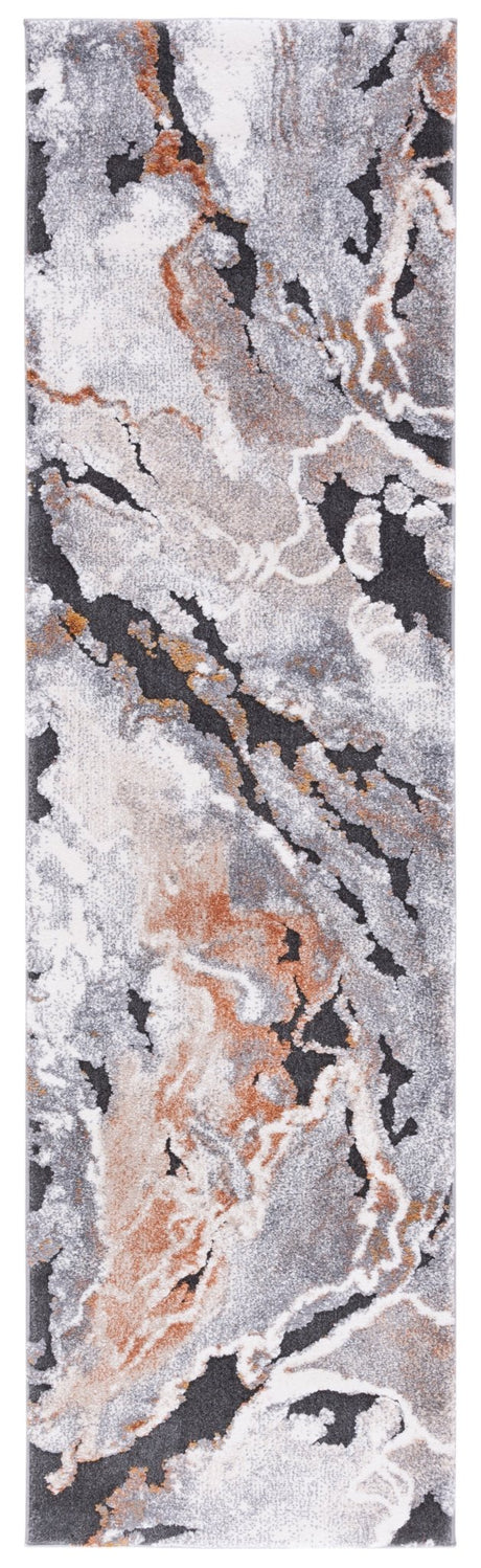 Safavieh Cyrus Shag Cyr121H Dark Grey/Orange Rug - Safavieh - cyr121h - 28