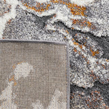 Safavieh Cyrus Shag Cyr121H Dark Grey/Orange Rug - Safavieh - cyr121h - 7r