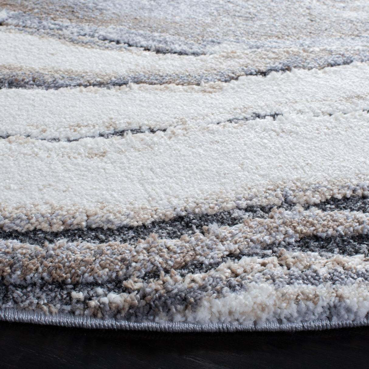 Safavieh Cyrus Shag Cyr124A Ivory/Grey Rug - Safavieh - cyr124a - 29
