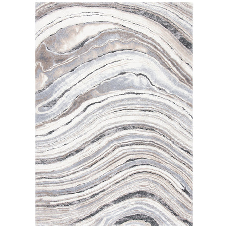 Safavieh Cyrus Shag Cyr124A Ivory/Grey Rug - Safavieh - cyr124a - 4