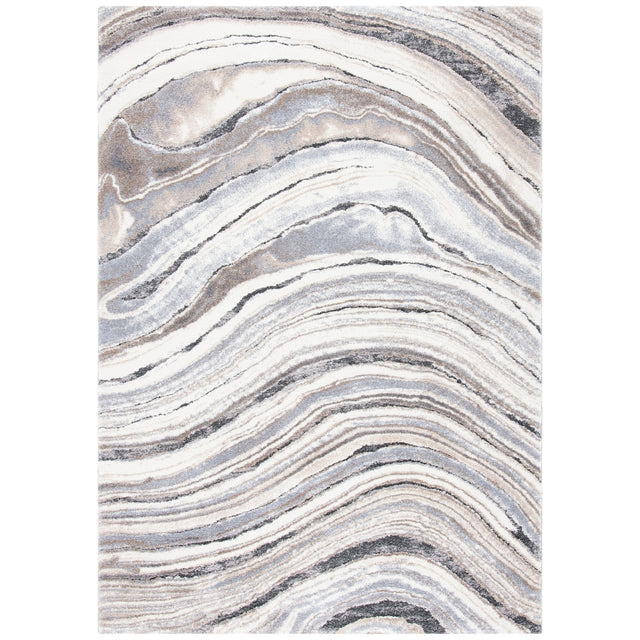 Safavieh Cyrus Shag Cyr124A Ivory/Grey Rug - Safavieh - cyr124a - 4