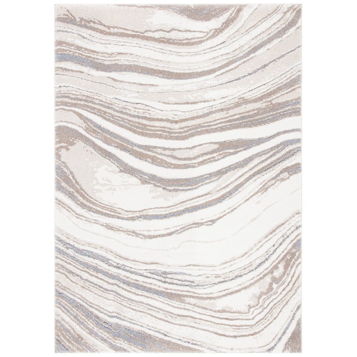 Safavieh Cyrus Shag Cyr130A Ivory/Grey Rug - Safavieh - cyr130a - 4
