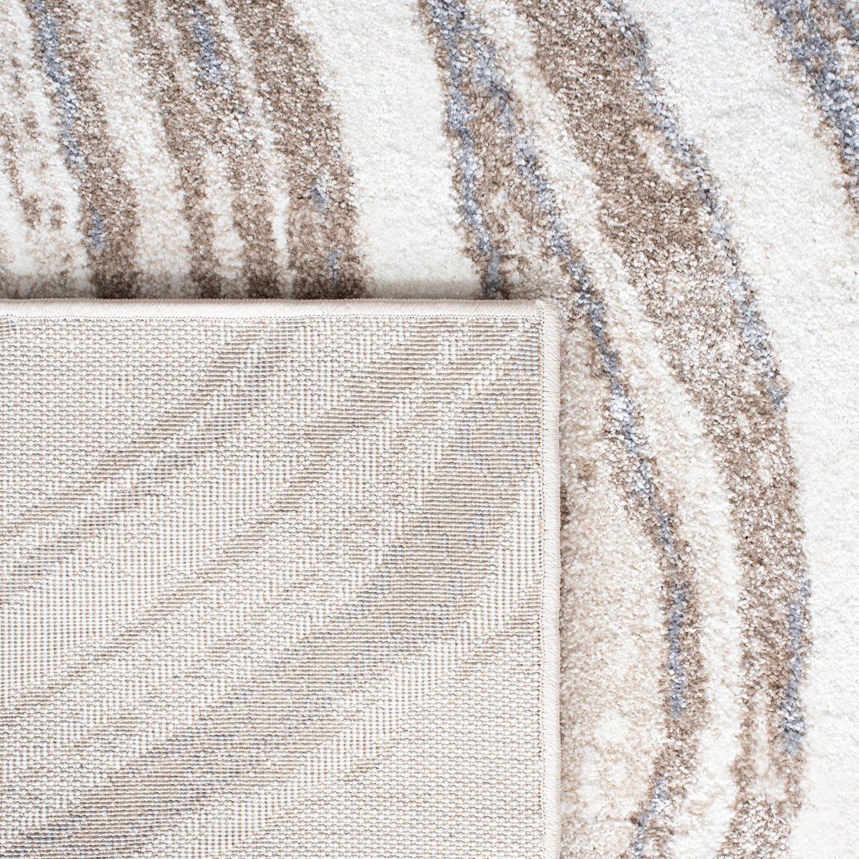 Safavieh Cyrus Shag Cyr130A Ivory/Grey Rug - Safavieh - cyr130a - 4