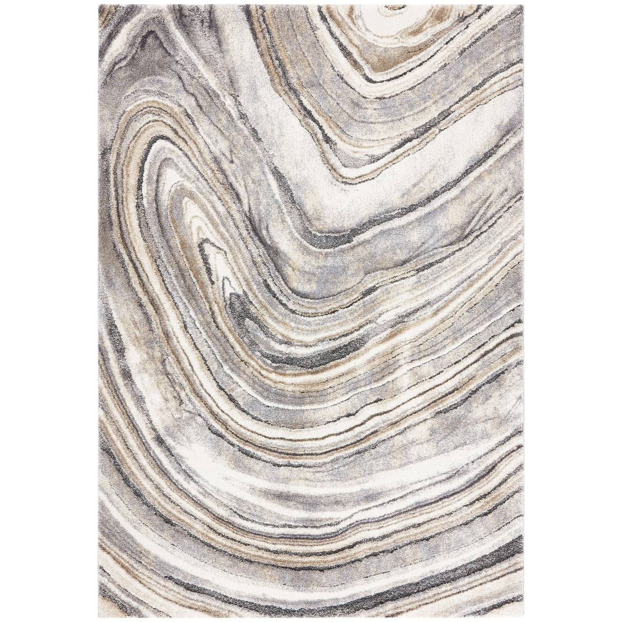 Safavieh Cyrus Shag Cyr132A Ivory/Grey Rugs - Safavieh - cyr132a - 4