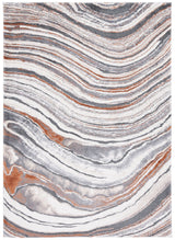 Safavieh Cyrus Shag Cyr134F Grey/Rust Rug - Safavieh - cyr134f - 3