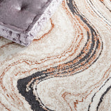 Safavieh Cyrus Shag Cyr136A Beige/Rust Rug - Safavieh - cyr136a - 3