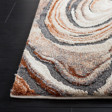 Safavieh Cyrus Shag Cyr138A Beige/Rust Rug - Safavieh - cyr138a - 3