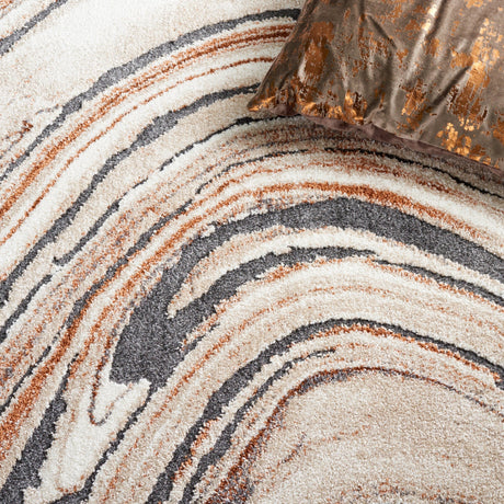 Safavieh Cyrus Shag Cyr138A Beige/Rust Rug - Safavieh - cyr138a - 3