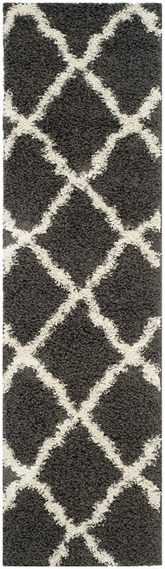 Safavieh Dallas Shag Sgd257A Dark Grey/Ivory Rug - Safavieh - sgd257a - 24