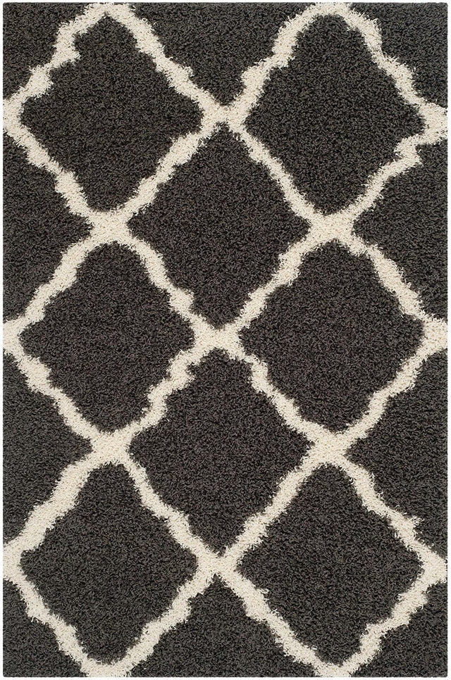 Safavieh Dallas Shag Sgd257A Dark Grey/Ivory Rug - Safavieh - sgd257a - 3