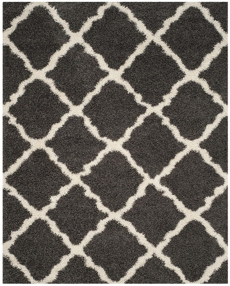 Safavieh Dallas Shag Sgd257A Dark Grey/Ivory Rug - Safavieh - sgd257a - 4r