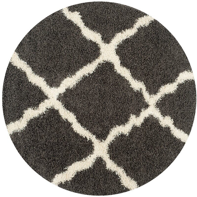 Safavieh Dallas Shag Sgd257A Dark Grey/Ivory Rug - Safavieh - sgd257a - 4r